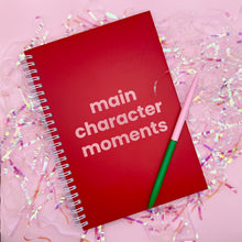 Load image into Gallery viewer, Main Character Moment Spiral Bound Notebook