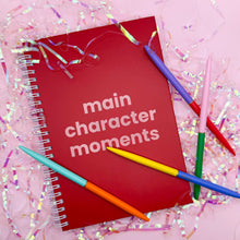 Load image into Gallery viewer, Main Character Moment Spiral Bound Notebook